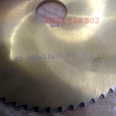 Đĩa phay đường kính ngoài 150mm, đường kính trong 25.4mm, độ dày 3mm Đĩa phay đường kính ngoài 150mm, đường kính trong 25.4mm, độ dày 3mm